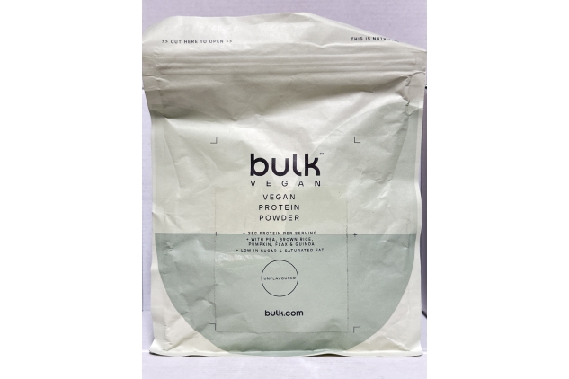 Bulk Vegan Protein Powder | Unflavoured 500g Bag | 14 Servings