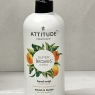 ATTITUDE Liquid Hand Soap, EWG Verified, Plant and Mineral-Based, Vegan Personal Care Products, Orange Leaves, 473 mL