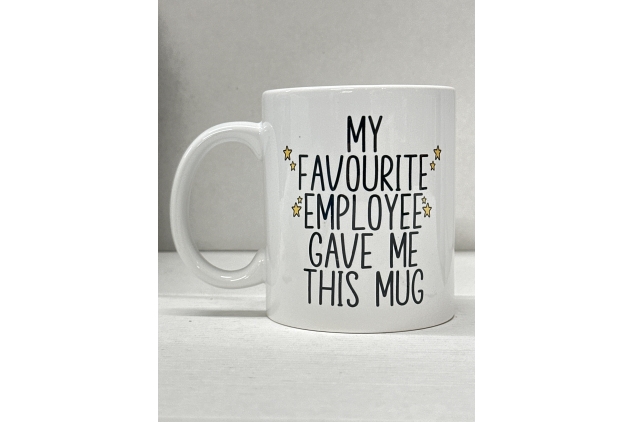 My Favourite Employee Gave Me This- Boss Gift Mug, Ceramic, 11fl.oz. | GIFT IDEA