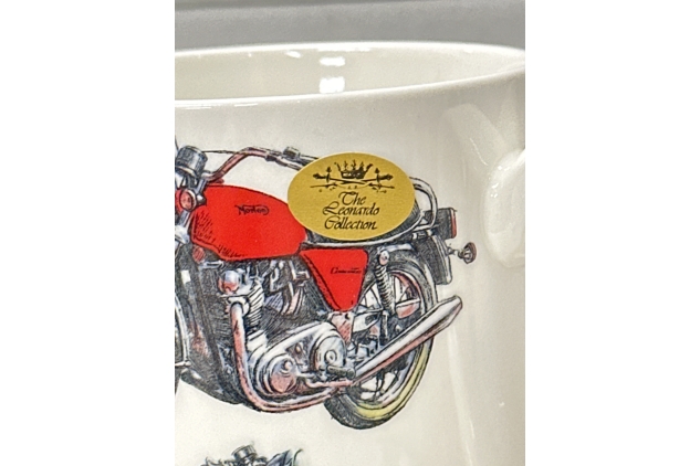 MugBug Classic Motorbikes Mug Gift Boxed, White | GREAT GIFT IDEA