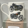 MugBug Classic Motorbikes Mug Gift Boxed, White | GREAT GIFT IDEA