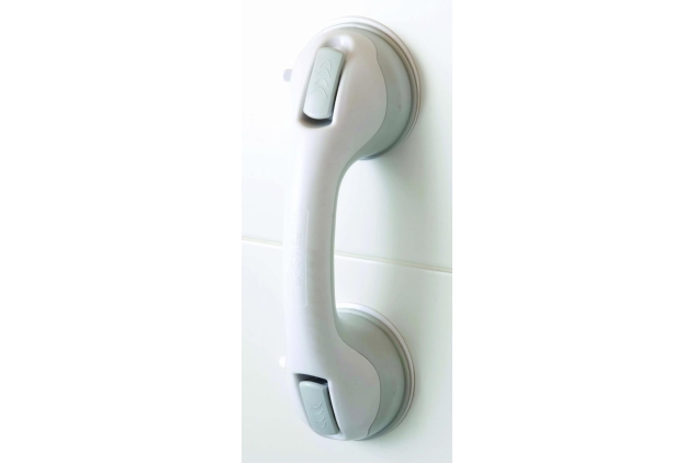 Drive Suction Cup Grab Bar Grey 12'' Non Slip Bathroom Safety Aid Support Handle