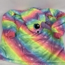 Child’s Unicorn Basunee Hoodie multi coloured Rainbow Oversized Fleece 1