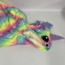 Child’s Unicorn Basunee Hoodie multi coloured Rainbow Oversized Fleece 2