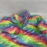 Child’s Unicorn Basunee Hoodie multi coloured Rainbow Oversized Fleece 3