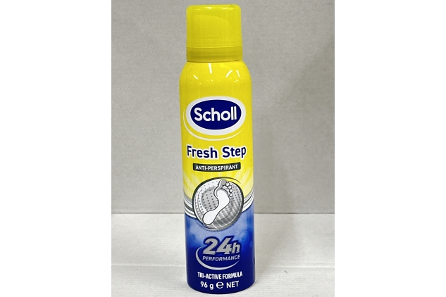 Fresh Step Antiperspirant Spray, 96g | For Feet Odour