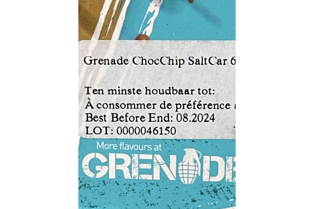 Grenade High Protein, Low Sugar Bar | Chocolate Chip Salted Caramel | 12 X 60 g | BEST BEFORE DATE 31/08/2024