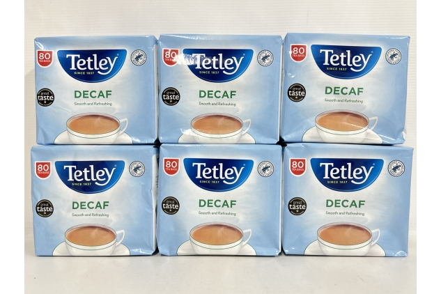 Tetley Original Decaf Tea 480 Tea Bags | Bulk Buy For Catering Hotels | Business Supplies | BBE 31/12/2024