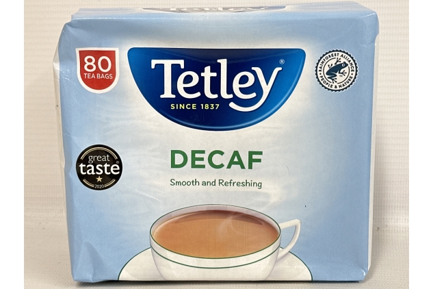 Tetley Original Decaf Tea 480 Tea Bags | Bulk Buy For Catering Hotels | Business Supplies | BBE 31/12/2024