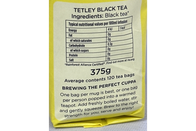 Tetley Everyday Original Tea, 1440 Tea Bags | Bulk Buy For Catering, Hotels, Business Supplies