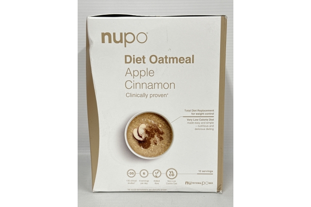 Diet Oatmeal Apple-Cinnamon – Premium Diet Meal for Weight Management I Complete Meal Replacement for Weight Control I 12 Servings