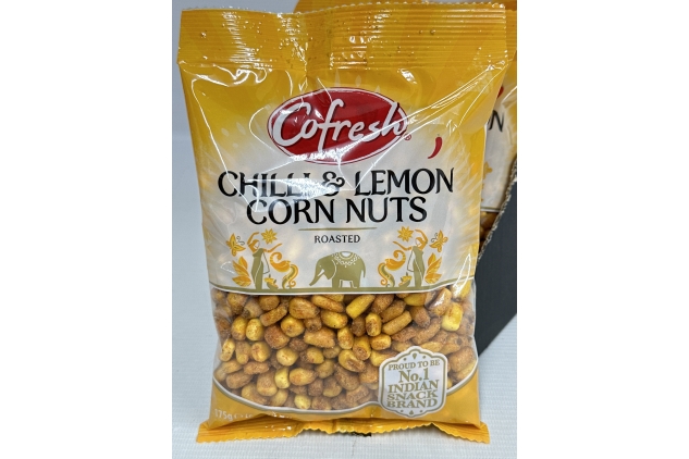 Cofresh Roasted Chilli & Lemon Corn Nuts 175g (Pack Of 12) Bulk Buy Deal