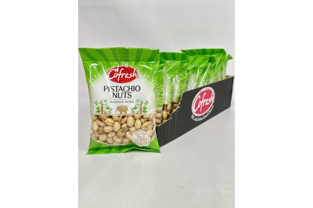 Cofresh Pistachio Nuts Roasted & Salted 150g (Pack Of 12) Bulk Buy Deal | BEST BEFORE DATE 06/10/2024