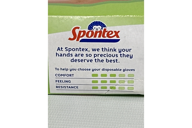 Spontex 100 Handy Multipurpose Disposable Gloves