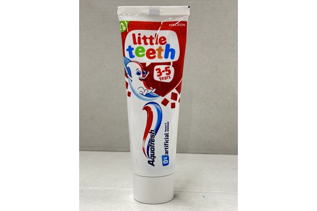 Aquafresh Little Teeth Toothpaste 3-5 years, Kids Toothpaste, Gently Strengthens and Protects Little Teeth, 75 ml