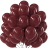 PartyWoo Burgundy Balloons, 50 pcs 12 Inch Wine Red Balloons, Maroon Balloons for Balloon Garland or Balloon Arch as Birthday Party Decorations, Wedding Decorations, Baby Shower Decorations