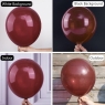 PartyWoo Burgundy Balloons, 50 pcs 12 Inch Wine Red Balloons, Maroon Balloons for Balloon Garland or Balloon Arch as Birthday Party Decorations, Wedding Decorations, Baby Shower Decorations