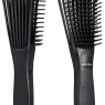 Detangle Hair Brush, Detangling Brush for Black Natural Hair Curly Hair Afro 3/4abc Texture, Faster and Easier Detangle Wet or Dry Hair with No Pain (Black)