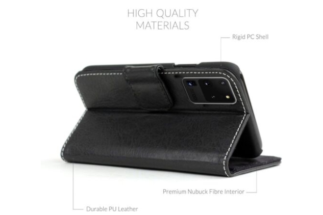 Snugg Samsung Galaxy S20 Ultra Wallet Case – Leather Card Case Wallet