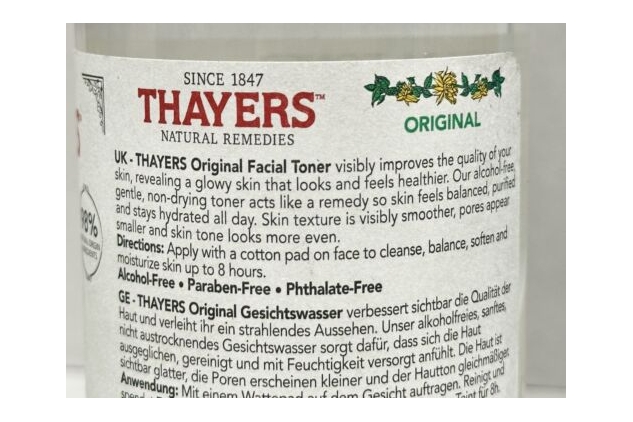 Thayers Witch Hazel Facial Gentle Original Toner Lotion 355ml