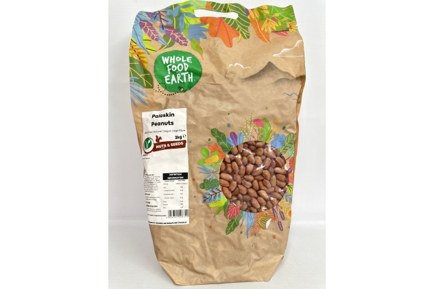 Paleskin Peanuts 3kg | GMO Free | Natural | High Fibre | Best Before Date 23/10/2024