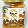 Biona Organic Hi-Oleic Dark Roast Peanut Butter 250g, Pack of 6 - Smooth No Salt - Hi-Oleic Organic Argentinian Peanuts - Naturally Deep and Intense Flavour - Vegan and Palm Oil Free