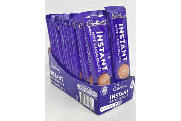 Cadbury Instant Hot Chocolate Stick Pack, 28g (Pack of 30) Best Before Date 19/10/2024