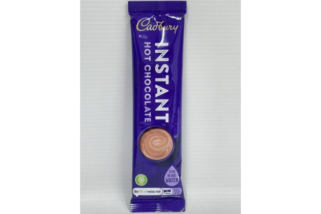 Cadbury Instant Hot Chocolate Stick Pack, 28g (Pack of 30) Best Before Date 19/10/2024