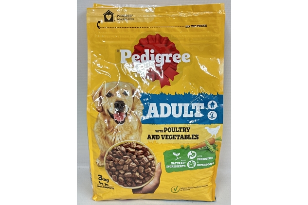 PEDIGREE Dog Complete Dry with Poultry and Vegetables 3kg