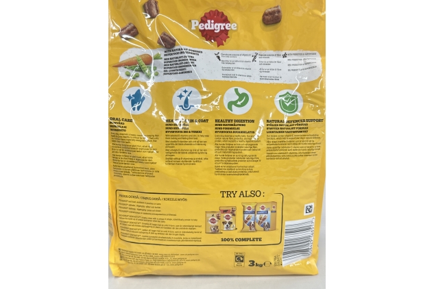 PEDIGREE Dog Complete Dry with Poultry and Vegetables 3kg