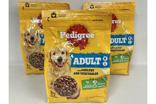 PEDIGREE Dog Complete Adult Dry Food with Poultry and Vegetables 9kg