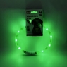 LED Illuminated Dog Pet Collar Green For Day/Night Cut To Size Rechargeable 2