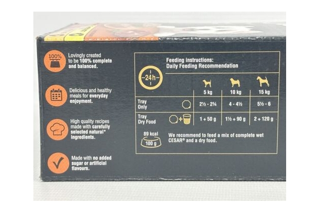 Cesar Classics Adult Wet Dog Food Trays Mixed Selection in Terrine 16 X 150g