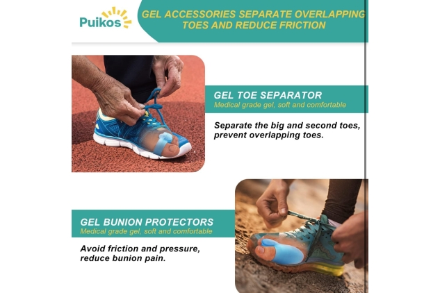 Puikos Bunion Corrector for Women Men Big Toe Brace Bunion Splint Big Toe Straightener Bunion