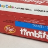 Tim Hortons Timbits Birthday Cake Flavoured Cereal 311g | BEST BEFORE DATE 28/08/2024