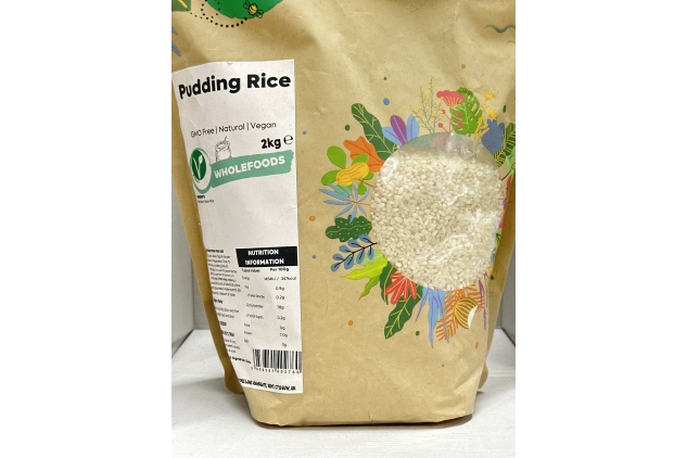 Pudding Rice (Sushi Rice) 2kg | Vegan | Best Before Date 01/11/2024