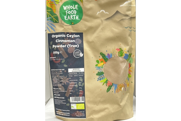 Organic Ceylon Cinnamon Powder (True) 500g