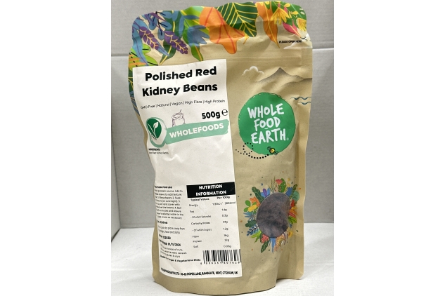 Polished Red Kidney Beans 500g | Vegan | High Fibre | High Protein | Best Before Date 01/11/2024