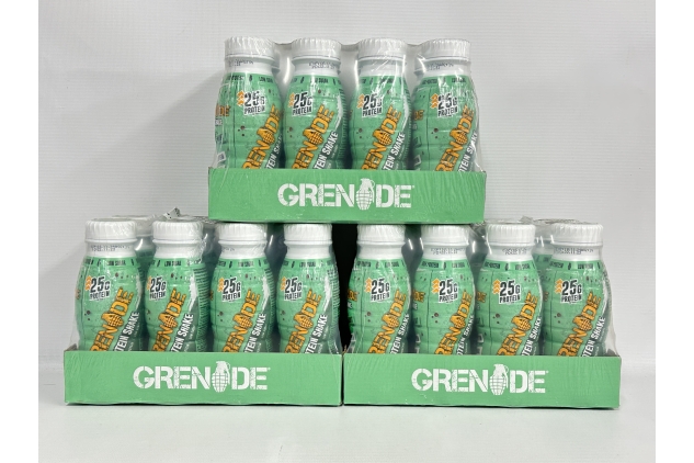 Grenade High Protein Shake, 24 X 330ml - Chocolate Mint Flavour | BBE 18/11/2024