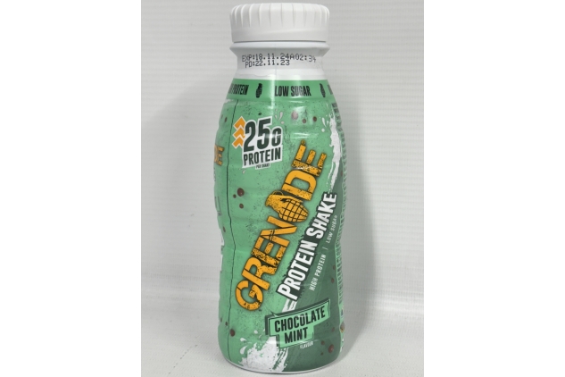 Grenade High Protein Shake, 24 X 330ml - Chocolate Mint Flavour | BBE 18/11/2024