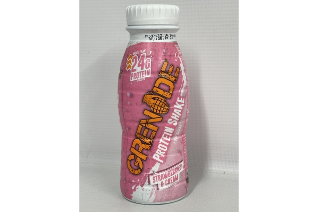 Grenade High Protein Shake, 24 X 330ml - Strawberries & Cream Flavour | BBE 23/10/2024