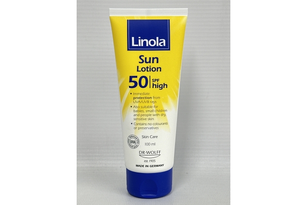 Linola Sun Lotion 100 ml | High SPF 50 | UVA & UVB Filter | Sun Protection