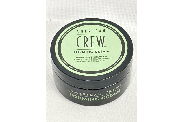 American Crew forming Cream with Medium Hold and Shine, Gifts for Men, for Shape and Thickening, Cream Texture for All Hair Types, Hair Styling for Men - 85 g