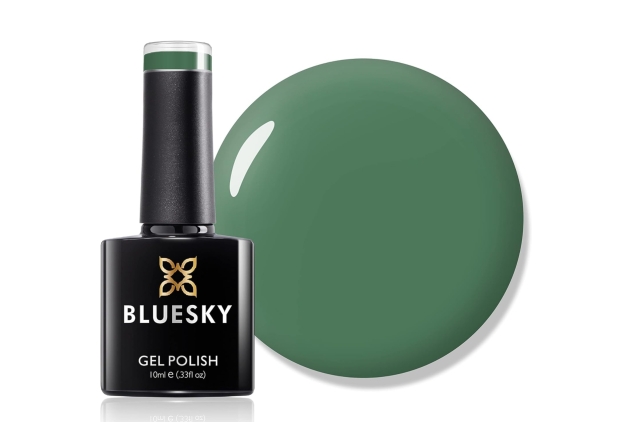 Bluesky Gel Nail Polish, Jade- A052, Dark, Emerald, Green, Long Lasting, Chip Resistant, 10 ml (Requires Drying Under UV LED Lamp)