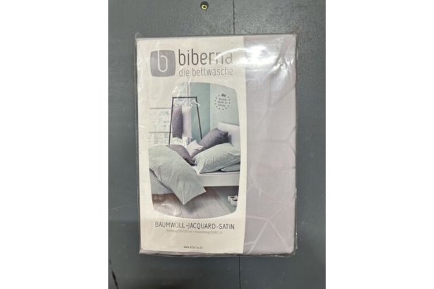 Bedding Set with Pillowcase Jacquard Satin Size Single Storm Grey 155 X 220cm