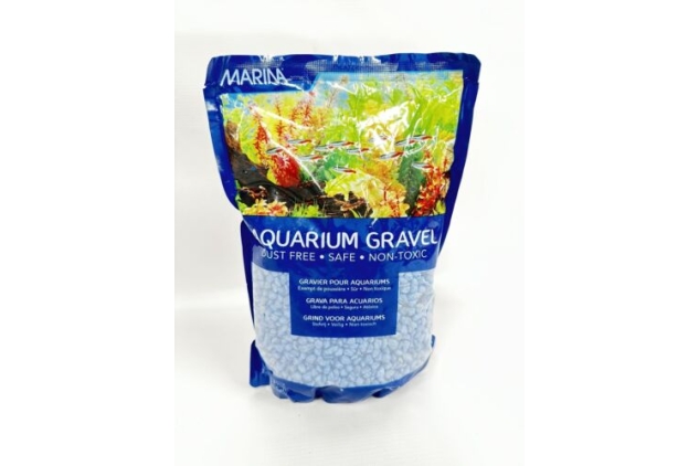 Marina Surf Decorative Aquarium Gravel Blue, 2kg (4.4 lb) 1