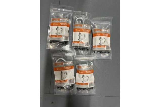 Gatemate Dee Shackles Multi Purpose Removable Connector Chain 12mm 5 Packs Of 2