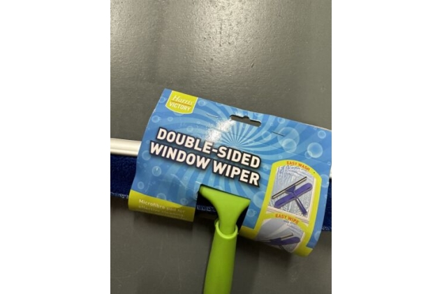 Window Cleaning Combo - Squeegee & Microfiber Window Scrubber Window Glass Clean