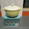 Soup Bowl With Lid Fine China Yellow & White Colour Panel Design