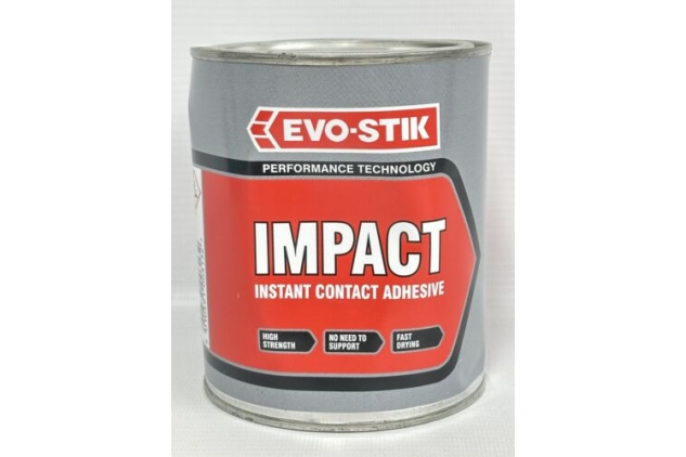 EVO-STIK Impact Instant Contact Adhesive Glue Multi-Purpose 750ml DENTED TIN